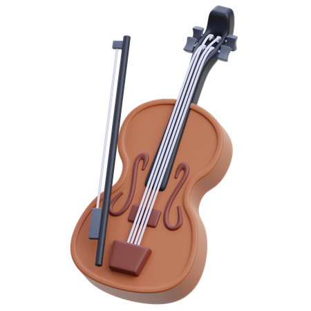 Violín  3D Icon