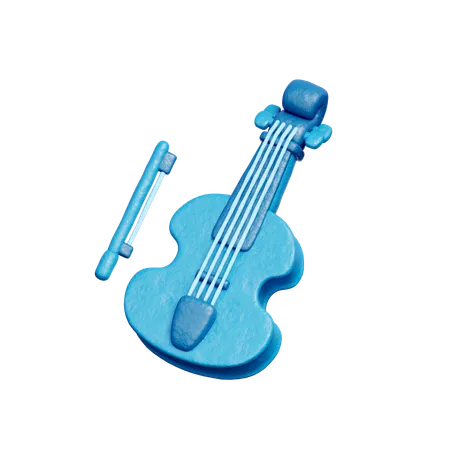 Violino  3D Icon