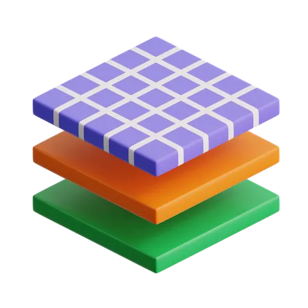 仮想レイヤー  3D Icon