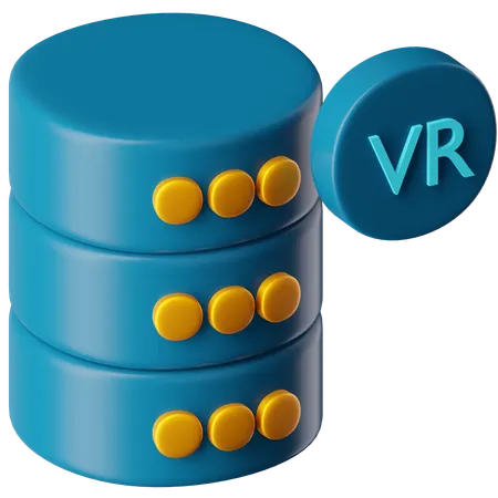 Virtual Storage  3D Icon