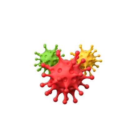 Virus  3D Icon