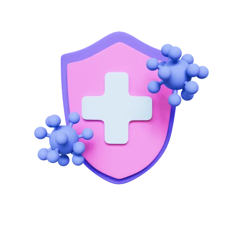 Virus  3D Icon