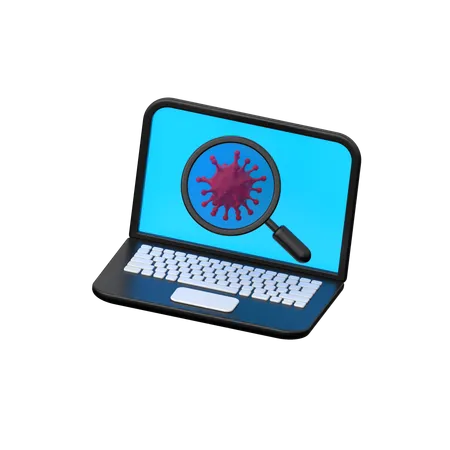 Virus Search  3D Icon