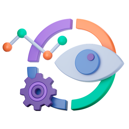 Vision  3D Icon