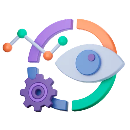 Vision  3D Icon