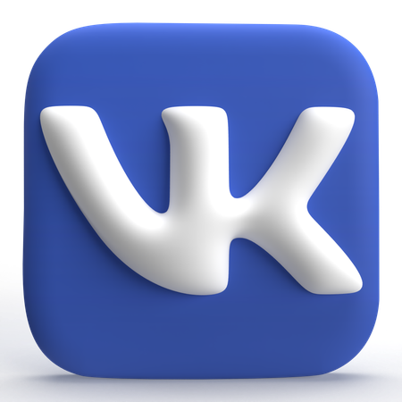 VK  3D Icon