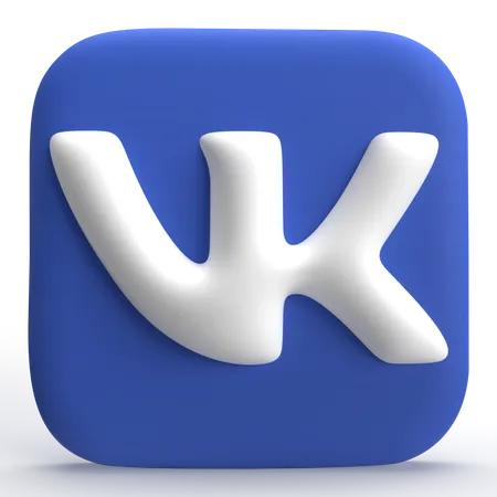 VK  3D Icon