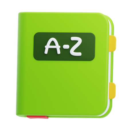 Vocabulary Book  3D Icon