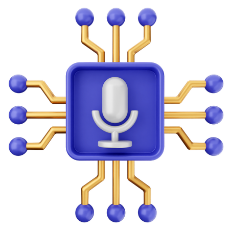 Voice Ai  3D Icon