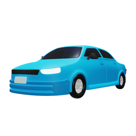 Voiture moderne  3D Icon