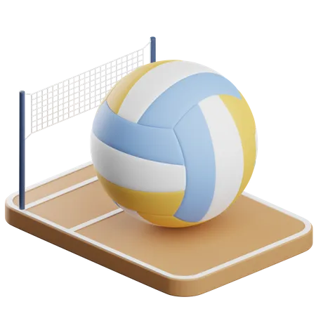 Voleibol  3D Icon