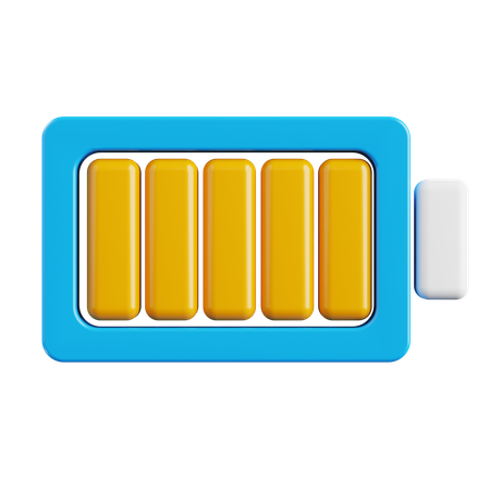 Volle Batterie  3D Icon