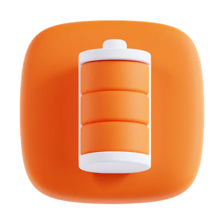 Volle Batterie  3D Icon