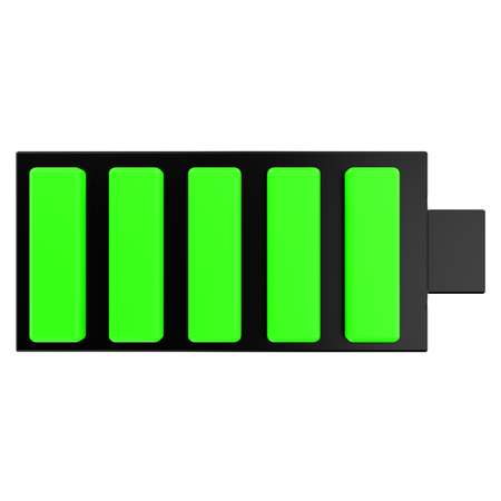 Volle Batterie  3D Icon