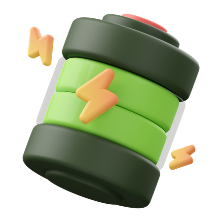 Volle Batterie  3D Icon