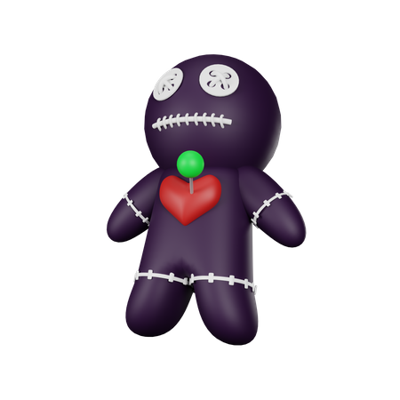 Voodoo Doll  3D Icon