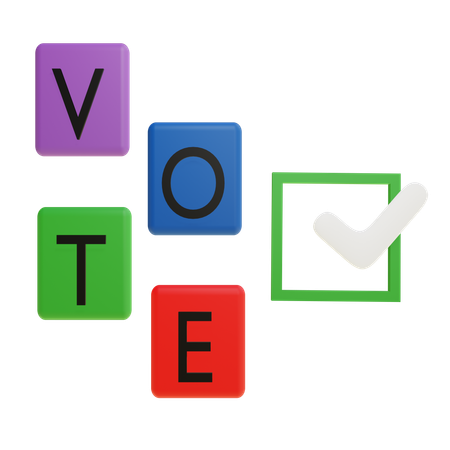 Voter  3D Icon