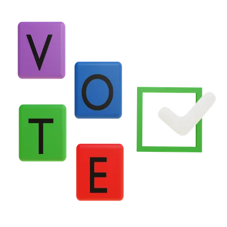 Voter  3D Icon