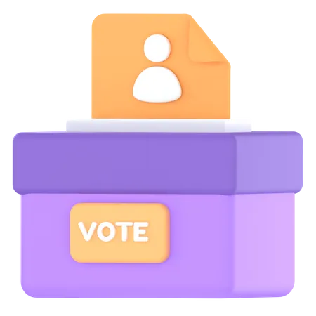 Voting chamber  3D Icon