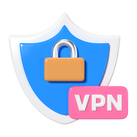 VPN  3D Icon