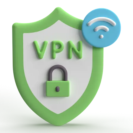 VPN  3D Icon