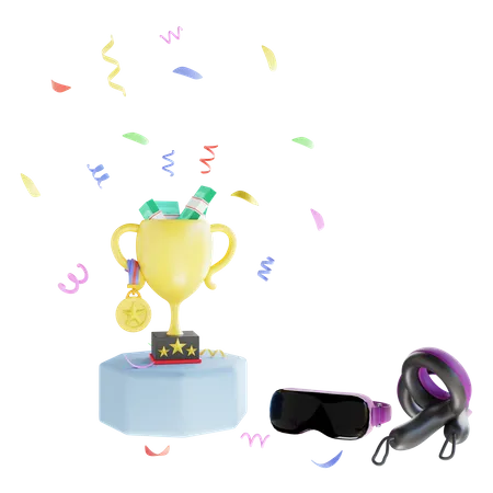 Vr Game Champion  3D Icon