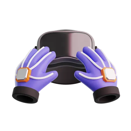 VRグローブ  3D Icon