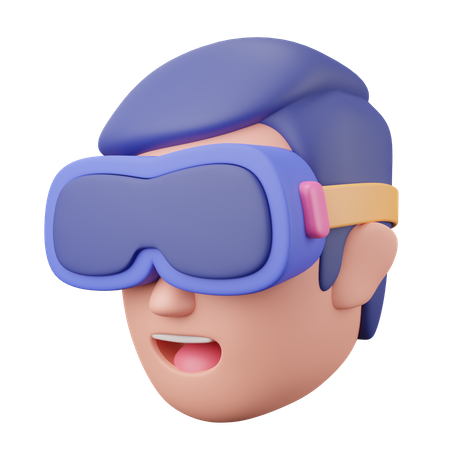 Vr Helmet  3D Icon