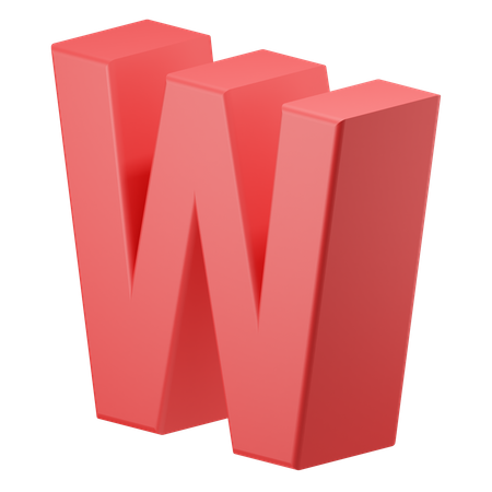 Walphabet  3D Icon