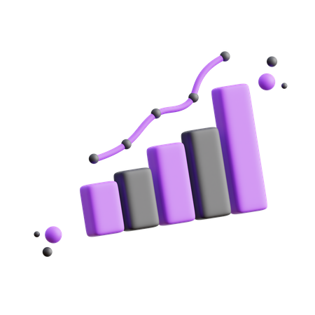 Wachstum Diagramm  3D Icon