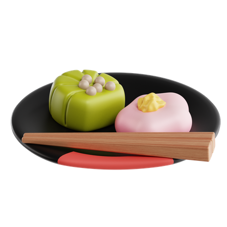 Wagashi  3D Icon