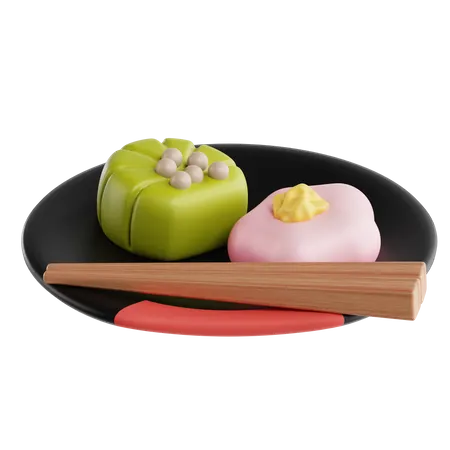 Wagashi  3D Icon