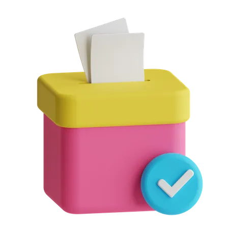 Wahlen  3D Icon