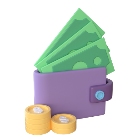 Wallet  3D Icon