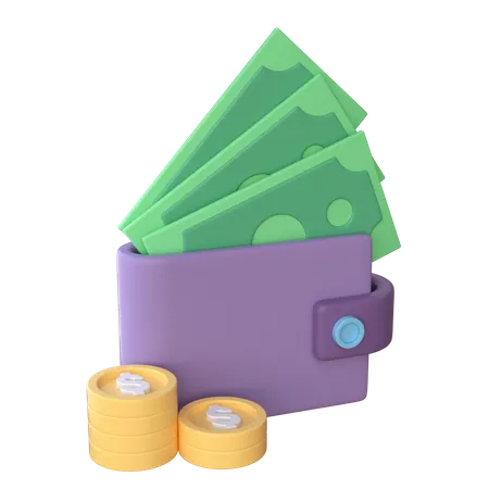 Wallet  3D Icon