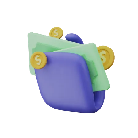 Wallet  3D Illustration