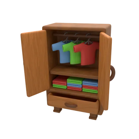 Wardrobe  3D Icon