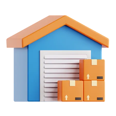 Warehouse  3D Icon