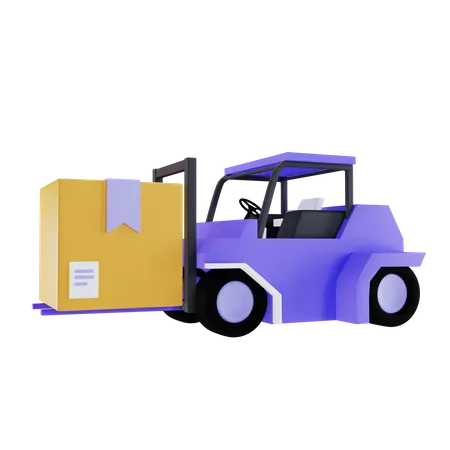 Warehouse Vehicle  3D Icon