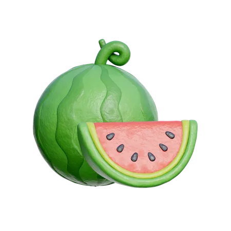 Wassermelone  3D Icon