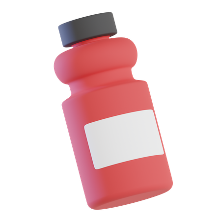 Water Bottle  3D Icon