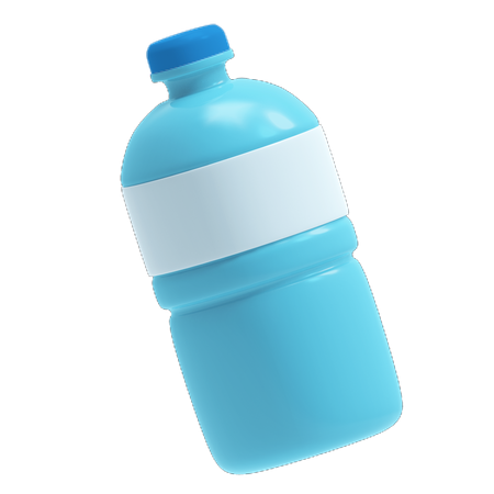 Water bottle  3D Illustration