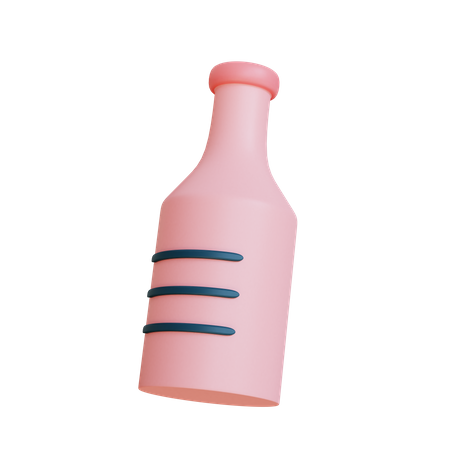 Water Bottle  3D Illustration