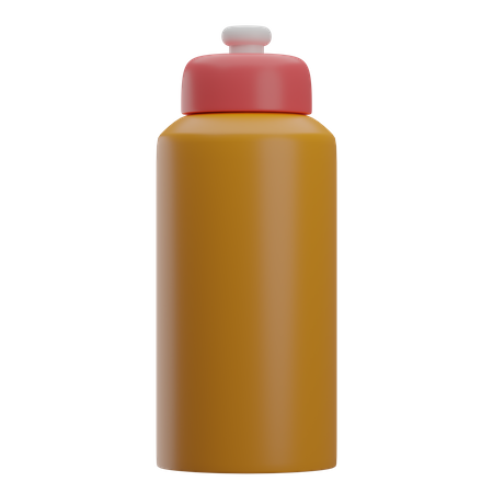 Water Bottle  3D Illustration