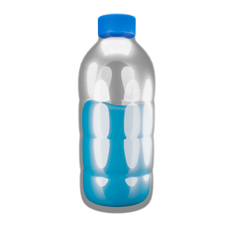 Water bottle  3D Illustration