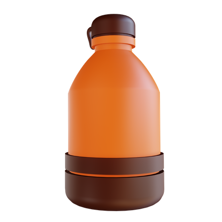 Water Bottle  3D Illustration