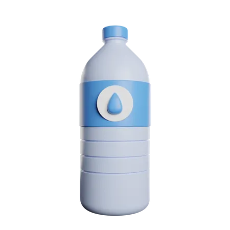 Water Bottle  3D Illustration