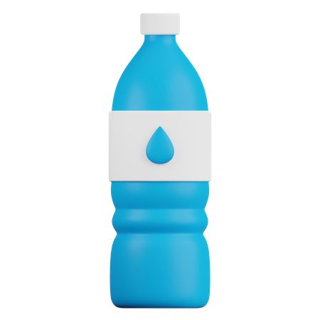 Water Bottle  3D Illustration