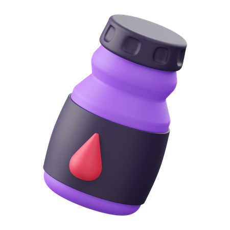 Water Bottle  3D Icon