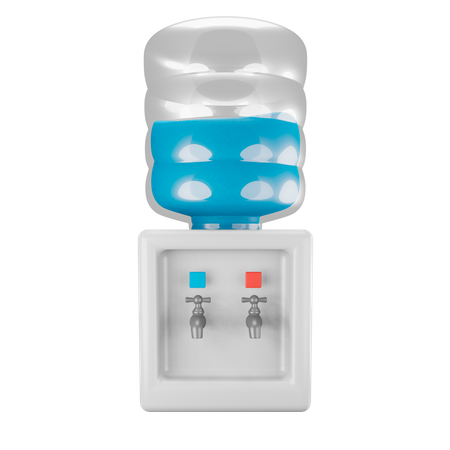 Water Dispenser  3D Illustration